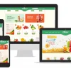Mẫu website bán hoa quả